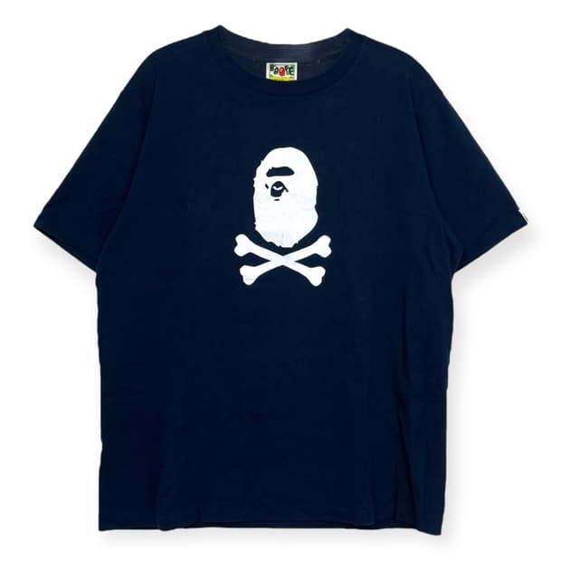 Bape 베이프 해드 프린팅 반팔 티셔츠