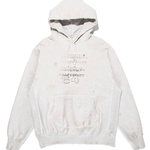 바우와우 Bowwow 하드 에이징 디스 후드 후드티 L