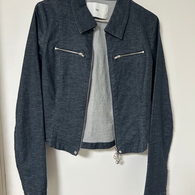 유즈 데님 투웨이 집업