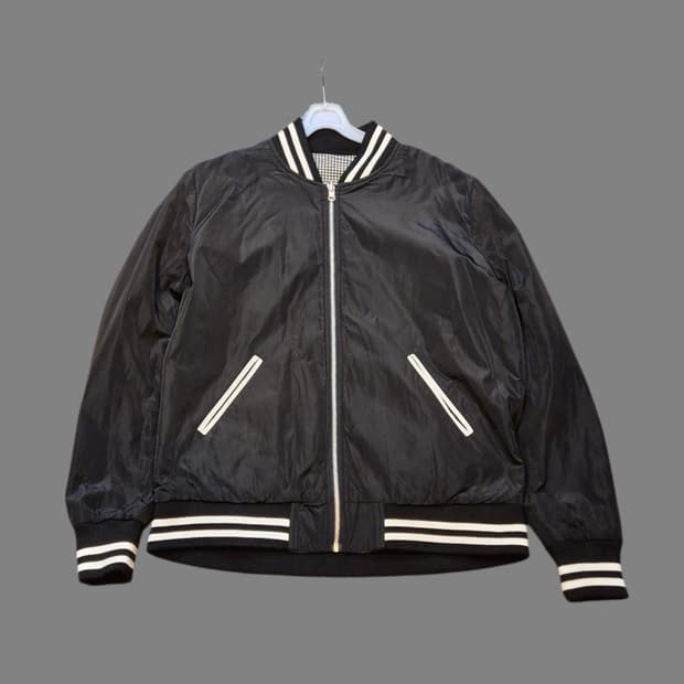 L 리버시블 블루종자켓 