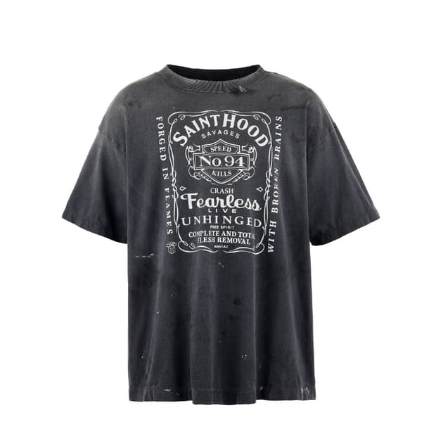 [새상품/XL] 세인트미카엘 x 네이버후드 STHD 피어리스 반팔 티셔츠