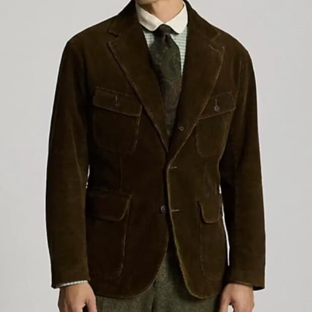 RRL 언컨스트럭티드 코듀로이 스포츠자켓 더블알엘