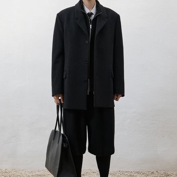 (L) 유스 YOUTH  Heavy Wool Half Coat