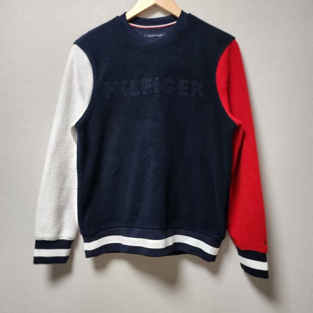 [M] 타미힐피거 후리스 맨투맨