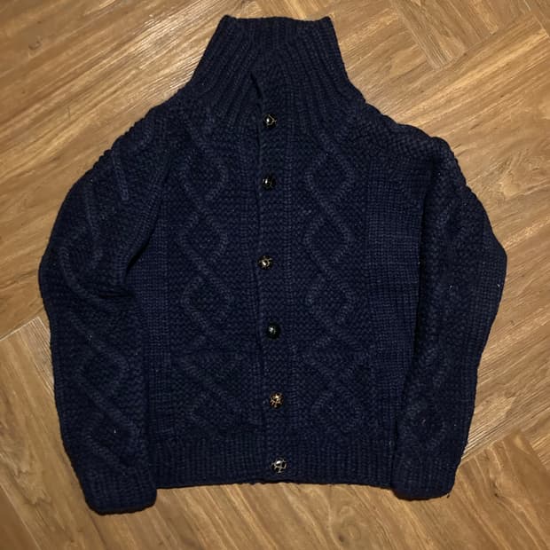 CANADIAN SWEATER HEAVY WOOL CARDIGAN