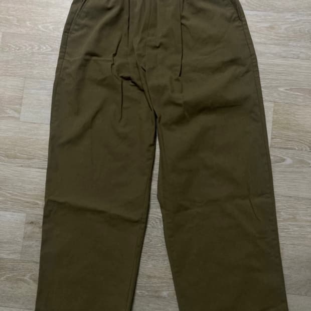 [새제품] 라퍼지 스토어 카키 와이드 팬츠