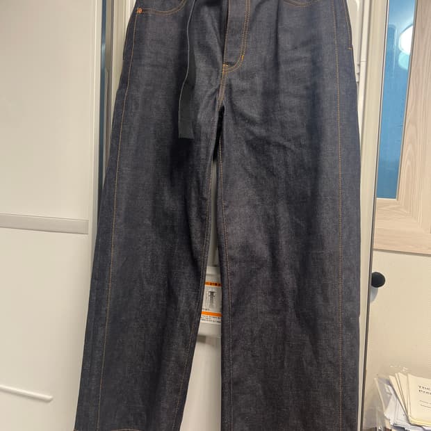 사카이 인디고 와이드 데님 사이즈 1