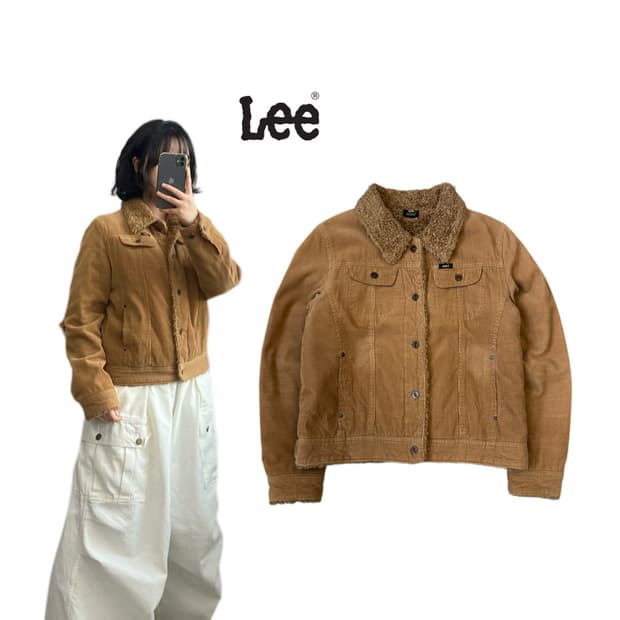 LEE 리 코듀로이 퍼 쉐르파 자켓