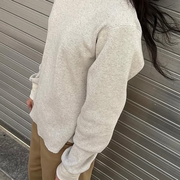 PULA 뿔라 롱슬리브 Waffle Thermal Long Sleeve