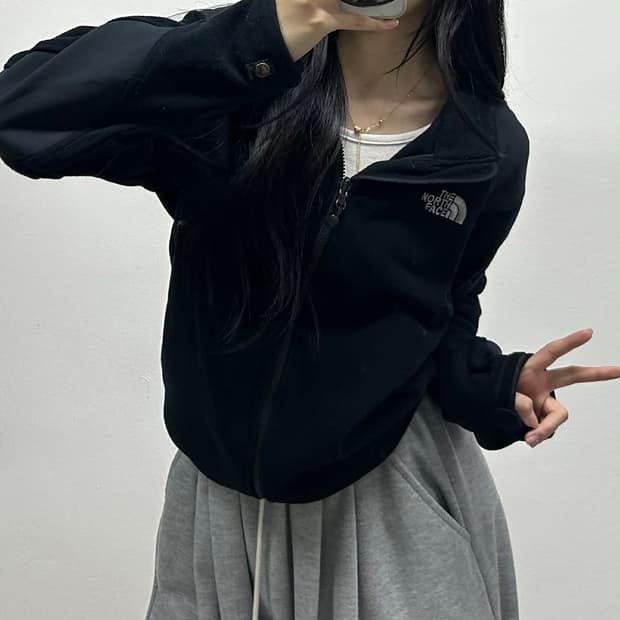 노스페이스 고프코어 플리스 자켓 후리스 희귀져지(110)