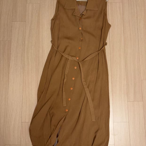 여성 플리츠 롱원피스