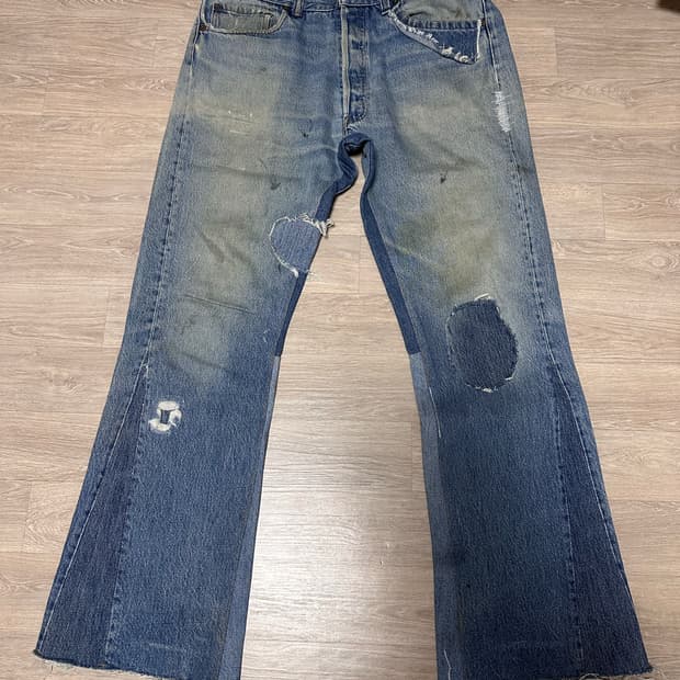 갤러리 디파트먼트 라 플레어 데님 32