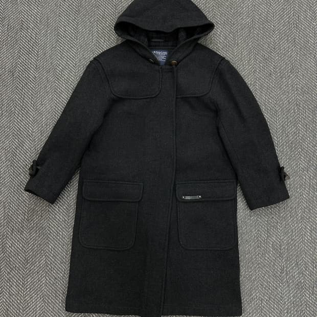 폴로 랄프로렌 후디 더블코트 챠콜