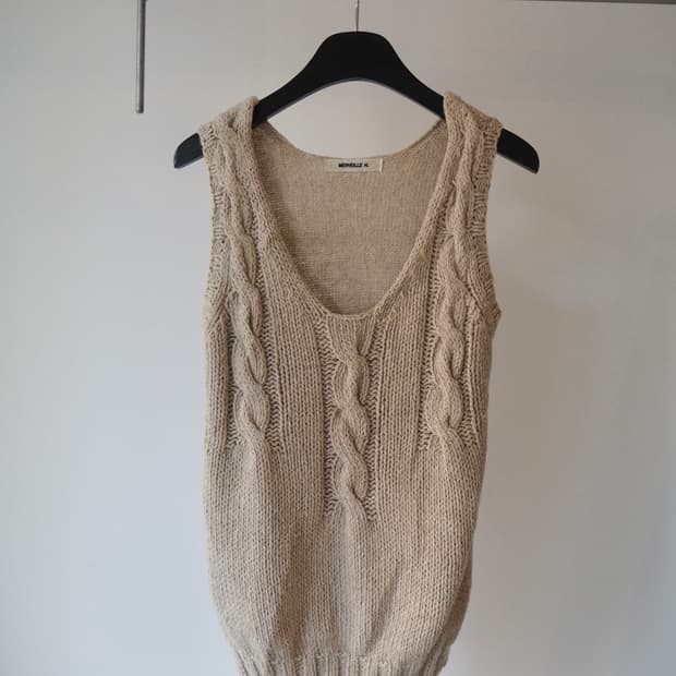 MERVEILLE H. knit vest 