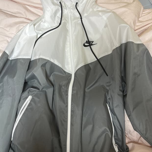 나이키 NSW 윈드러너 후드 자켓 스모크 그레이 - 아시아