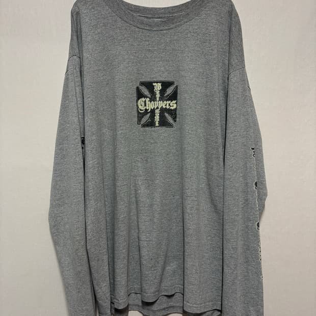 [XL] 90's 웨스트 코스트 차퍼스 롱슬리브 그레이