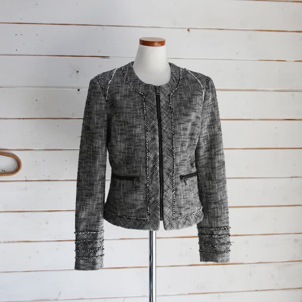 BANANA REPUBLIC 라운드 집업 자켓 (여성용)