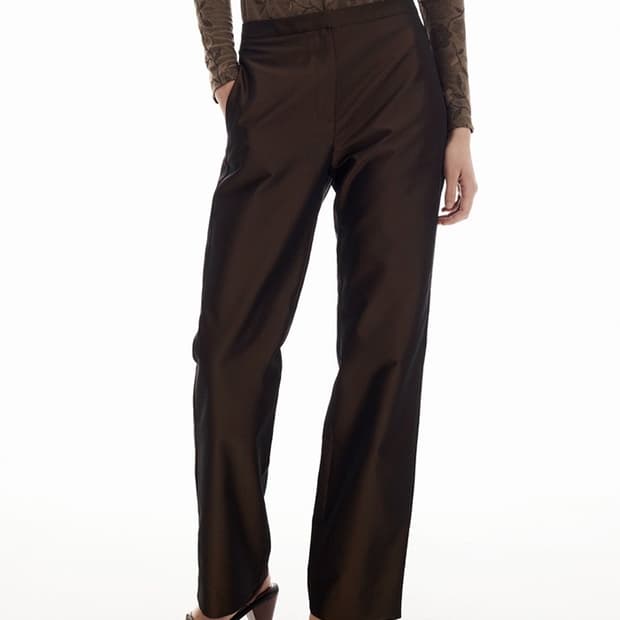 티크 TAFFETA STRAIGHT PANTS