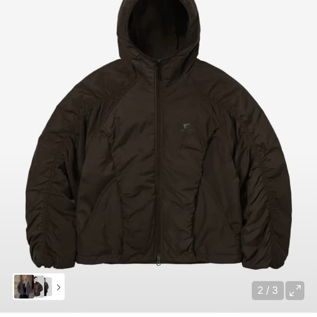 웰빙익스프레스 경량패딩 브라운 S