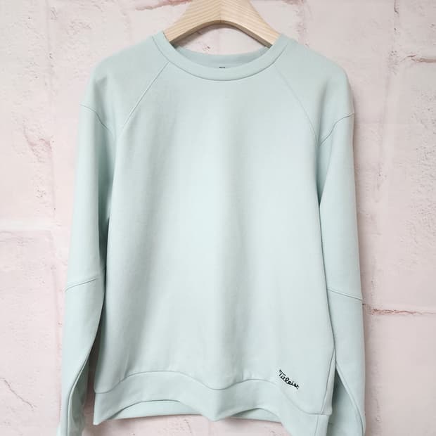 타이틀리스트 민트색 골프 맨투맨 티셔츠