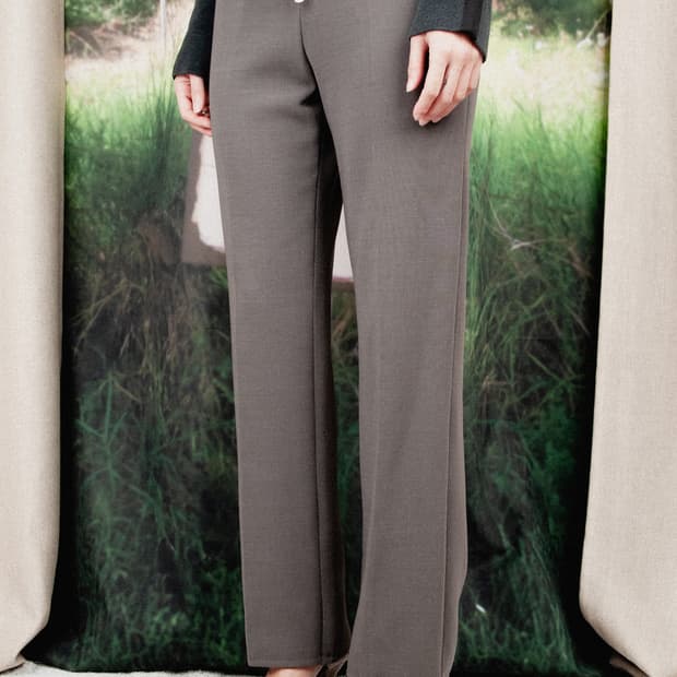 Virgin Wool Slack Pants