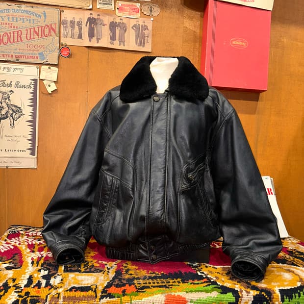 ( 2XL ) 가죽자켓 봄버자켓 항공자켓 블루종 빈티지가죽 a2가죽