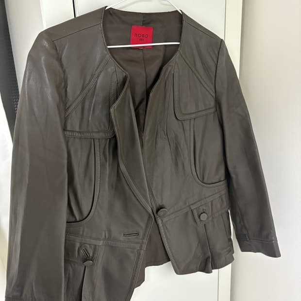 로보 빈티지 가죽자켓