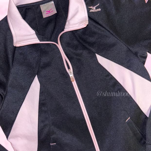 미즈노 정품 블랙 라벤더핑크 져지