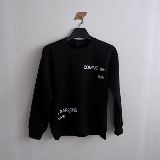 꼼데가르송 옴므 샘플 맨투맨