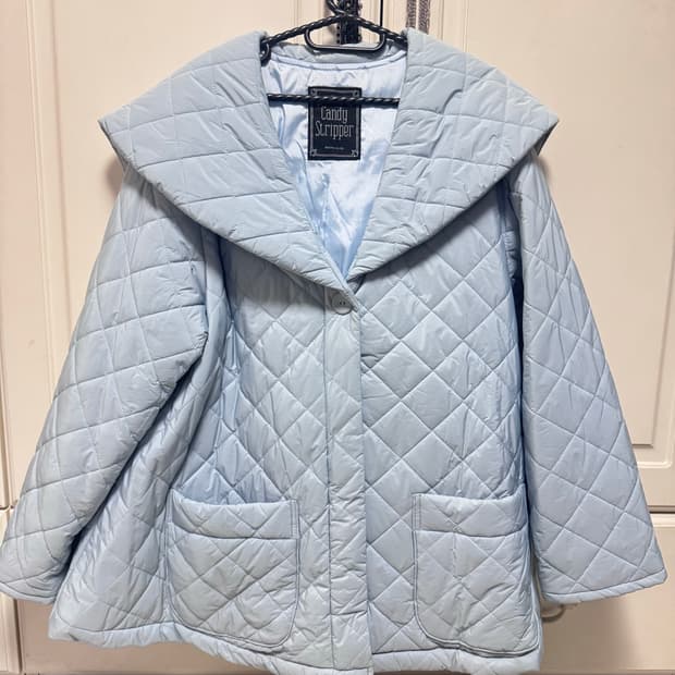 Candy Stripper 캔디 스트리퍼 아노깔 서브컬쳐 퀼팅 자켓