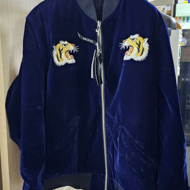 타이온 리버시블 스카잔 자켓 네이비 XL