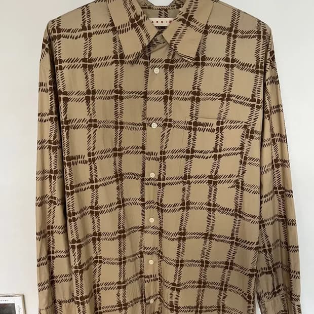 (XXL, 2XL) 유니클로 마르니 오버사이즈 프린트 셔츠