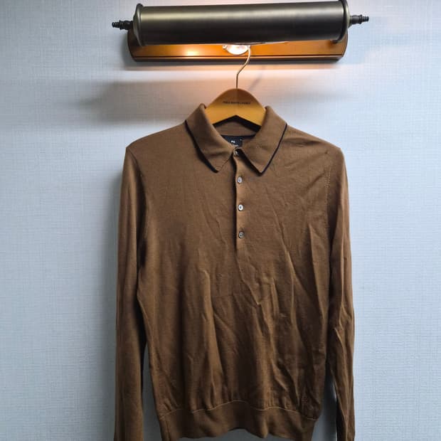 하자있음 M/95) 폴스미스 카라 니트 팝니다