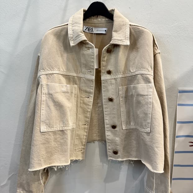 zara 크롭 데님자켓