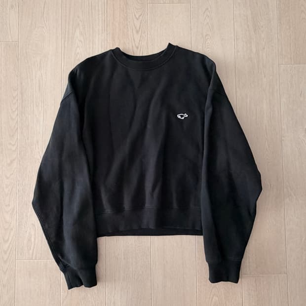 네이더스 맨투맨 블랙 여성용 F사이즈