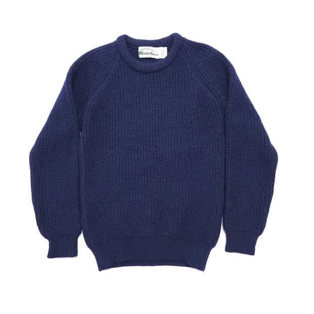 아란크래프트 피셔맨 니트 네이비