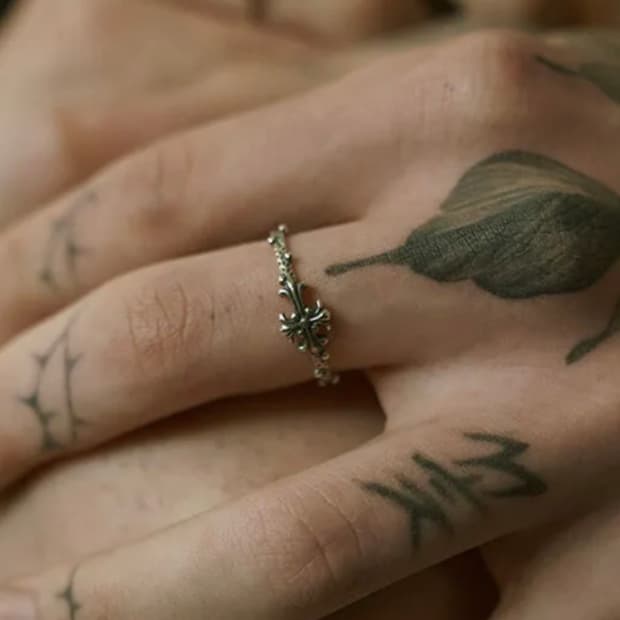 크롬하츠맛 반지 925실버