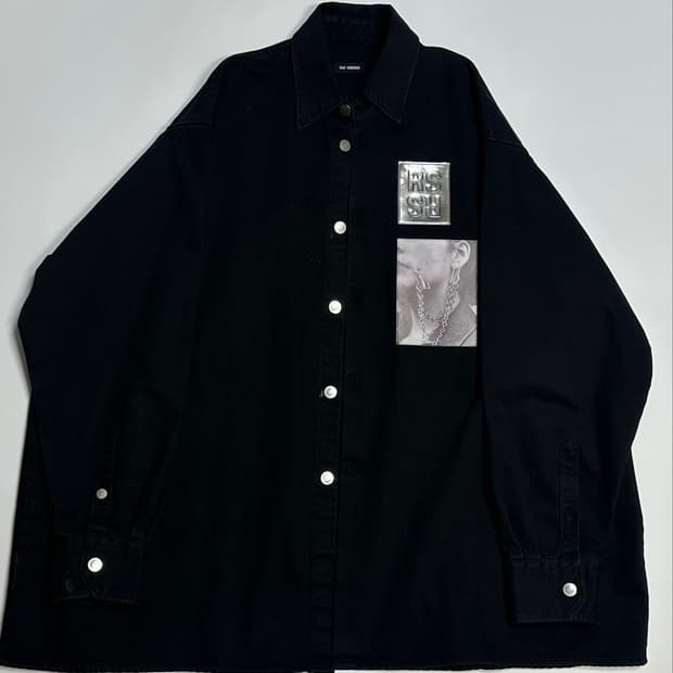 19ss 라프시몬스 오버사이즈 데님 셔츠