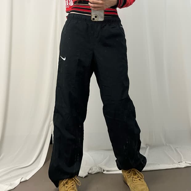 Nike black woven pants