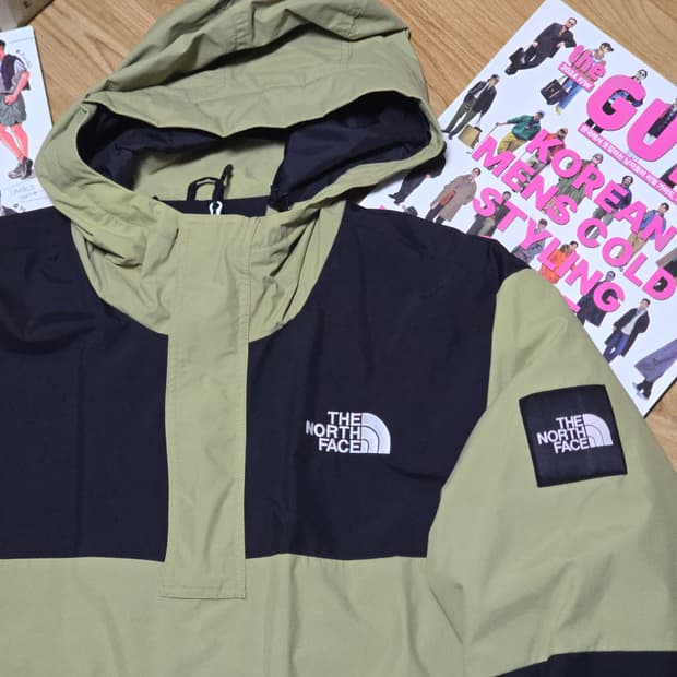 노스페이스 하프 집업 윈드브레이커 fw
