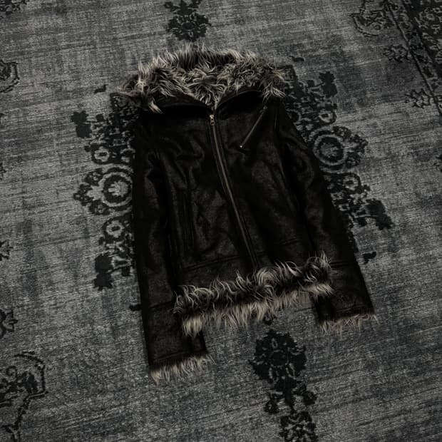 Semantic design 00s archive trimming fur