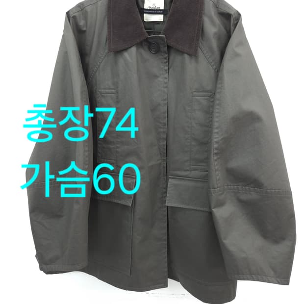 F 디애퍼처 카키 자켓 야상 오버핏 바버자켓