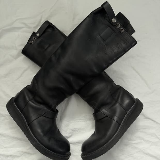 릭오웬스 SS12 ANTHEM 롱부츠