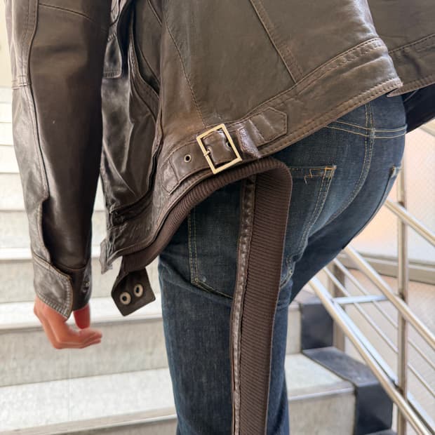 Ziozia lambskin tranform jacket