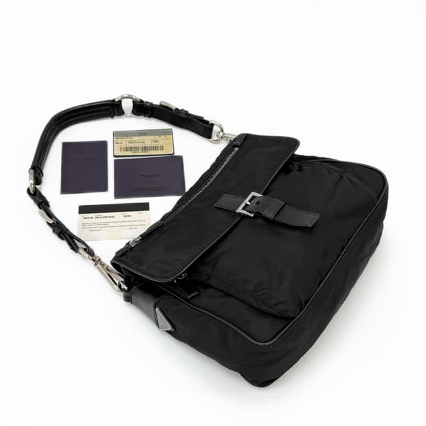 프라다 BR2156 벨라 빈티지 플랩 숄더백