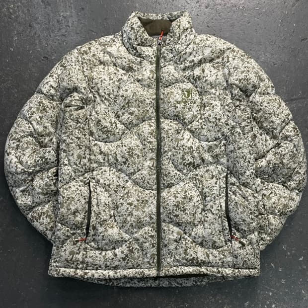 100 블랙야크 카모 경량패딩 