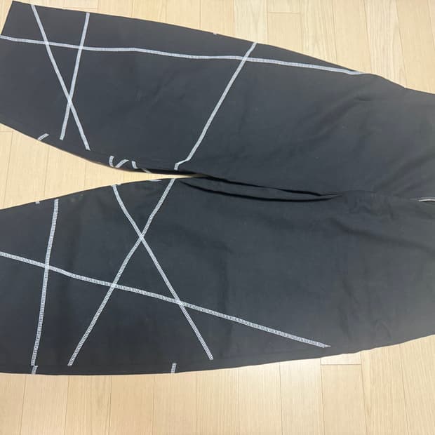 노매뉴얼 와이드 팬츠 블랙L