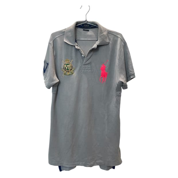 폴로 랄프로렌(Polo Ralph Lauren) 자수 와펜 빅포니 카라티