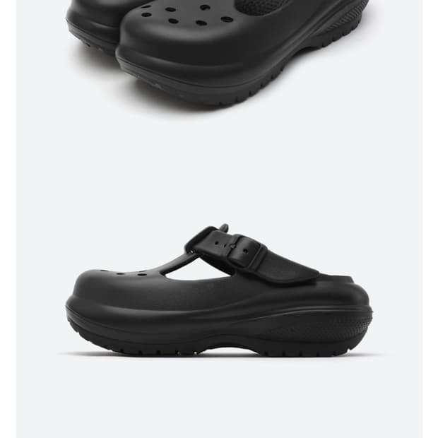 낫소 메리제인 클로그 블랙 240