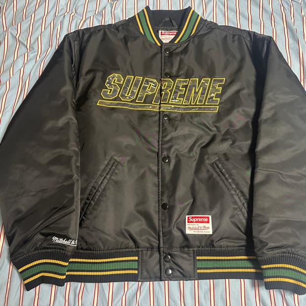 슈프림 미첼네스 카모 자켓